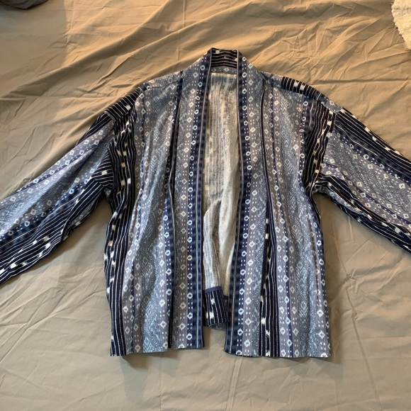boho lightweight linen jacket / kimono - Picture 2 of 5